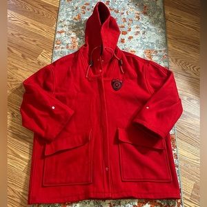 Vintage polo wool parka